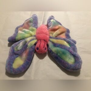 Vtg Ty Beanie Buddies Flitter the Butterfly Retired